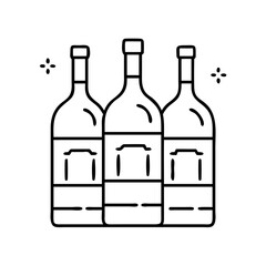 bottles of alcohol icon icon, bottles of alcohol icon vector illustration-simple illustration of bottles of alcohol icon, perfect for bottles of alcohol icon logos and icons