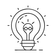 bulb light icon icon, bulb light icon vector illustration-simple illustration of bulb light icon, perfect for bulb light icon logos and icons