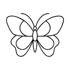 butterfly icon, butterfly vector illustration-simple illustration of butterfly, perfect for butterfly logos and icons