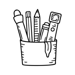 cartoon stationery icon icon, cartoon stationery icon vector illustration-simple illustration of cartoon stationery icon, perfect for cartoon stationery icon logos and icons