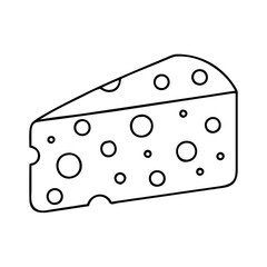 cheese icon, cheese vector illustration-simple illustration of cheese, perfect for cheese logos and icons