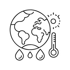 climate icon, climate vector illustration-simple illustration of climate, perfect for climate logos and icons