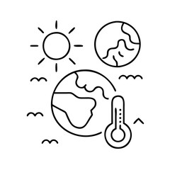 climate icon, climate vector illustration-simple illustration of climate, perfect for climate logos and icons
