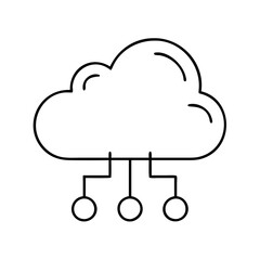 cloud icon icon, cloud icon vector illustration-simple illustration of cloud icon, perfect for cloud icon logos and icons