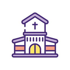 Church  Icon vector stock illustration
