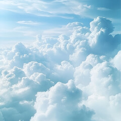 Majestic cloud formation over serene sky nature photography tranquil atmosphere high angle view dreamlike vision