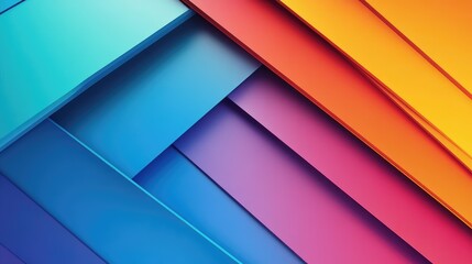 Obraz premium Vibrant Abstract Background with Layers of Gradient Colors in Blue, Pink, and Orange Create a Dynamic Visual Experience for Creative Projects and Designs