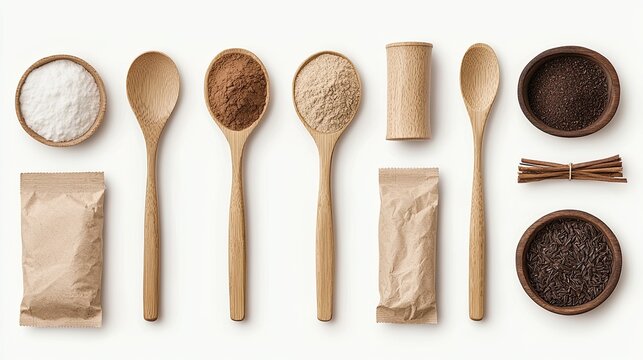 Eco-Friendly Packaging Concept with Recycled Paper and Natural Ingredients