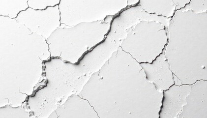 Obraz premium Uneven white concrete; mottled, faded appearance , rustic, architectural