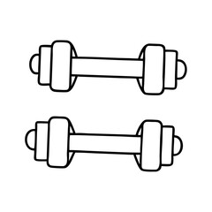 dumbbells icon, dumbbells vector illustration-simple illustration of dumbbells, perfect for dumbbells logos and icons