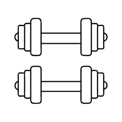 dumbbells icon icon, dumbbells icon vector illustration-simple illustration of dumbbells icon, perfect for dumbbells icon logos and icons