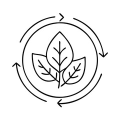 eco icon green leaf icon, eco icon green leaf vector illustration-simple illustration of eco icon green leaf, perfect for eco icon green leaf logos and icons