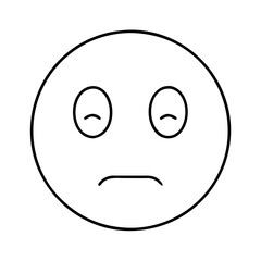 emoticon icon, emoticon vector illustration-simple illustration of emoticon, perfect for emoticon logos and icons