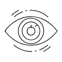 eye icon icon, eye icon vector illustration-simple illustration of eye icon, perfect for eye icon logos and icons