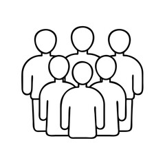 group of people icon, group of people vector illustration-simple illustration of group of people, perfect for group of people logos and icons