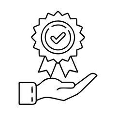 guarantee icon, guarantee vector illustration-simple illustration of guarantee, perfect for guarantee logos and icons