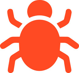 Orange Insect Icon