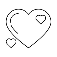 heart icon, heart vector illustration-simple illustration of heart, perfect for heart logos and icons