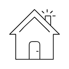house icon icon, house icon vector illustration-simple illustration of house icon, perfect for house icon logos and icons