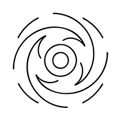 hurricane icon, hurricane vector illustration-simple illustration of hurricane, perfect for hurricane logos and icons
