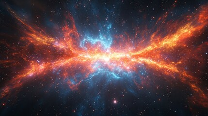 Fototapeta premium Cosmic Nebulae Explosion