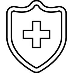 Obraz premium Insurance Line Icon