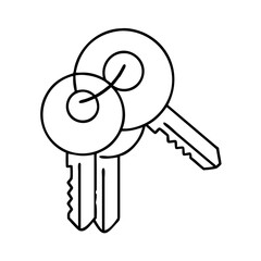 keys icon icon, keys icon vector illustration-simple illustration of keys icon, perfect for keys icon logos and icons