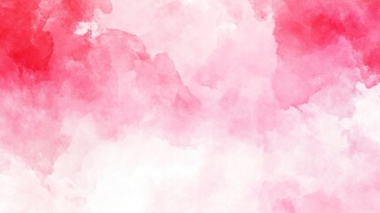Fototapeta premium Abstract watercolor painting of delicate, soft pink and white hues.