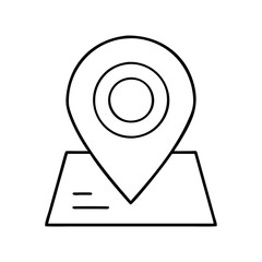 location pin icon, location pin vector illustration-simple illustration of location pin, perfect for location pin logos and icons