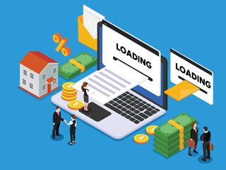 sometric Online Tax Filing and Declaration Concept