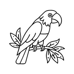 macaw icon icon, macaw icon vector illustration-simple illustration of macaw icon, perfect for macaw icon logos and icons