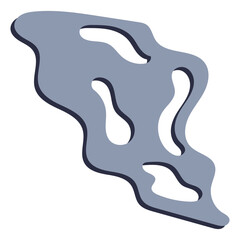 Obraz premium Abstract Smoke Shape
