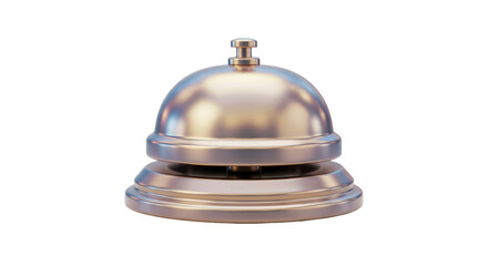 Isolated Service Bell on White Background