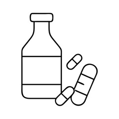 medicine icon, medicine vector illustration-simple illustration of medicine, perfect for medicine logos and icons