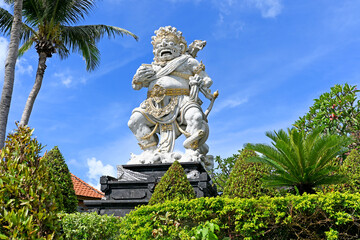 Beautiful statue on the street at Seminyak area, during day time