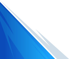 Blue Business Elegant Corner  