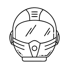 modern helmet icon, modern helmet vector illustration-simple illustration of modern helmet, perfect for modern helmet logos and icons