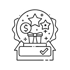prize icon icon, prize icon vector illustration-simple illustration of prize icon, perfect for prize icon logos and icons