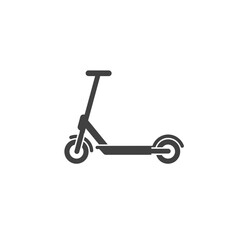 Electric Scooter: A sleek, modern electric scooter against a simple backdrop, symbolizing sustainable urban mobility.