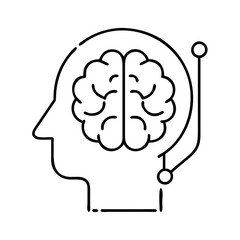 psychology icon, psychology vector illustration-simple illustration of psychology, perfect for psychology logos and icons