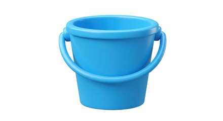 Isolated Blue Bucket