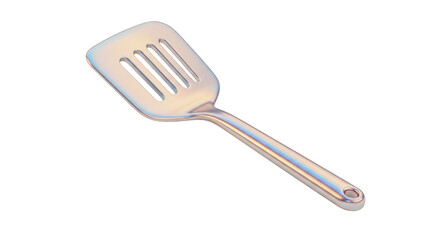 Isolated Iridescent Spatula