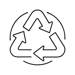 recycle icon icon, recycle icon vector illustration-simple illustration of recycle icon, perfect for recycle icon logos and icons