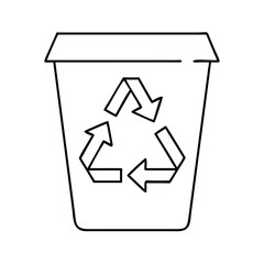 recycling icon, recycling vector illustration-simple illustration of recycling, perfect for recycling logos and icons