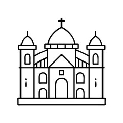 religion architecture icon, religion architecture vector illustration-simple illustration of religion architecture, perfect for religion architecture logos and icons