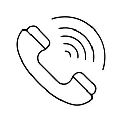 ringing phone icon icon, ringing phone icon vector illustration-simple illustration of ringing phone icon, perfect for ringing phone icon logos and icons