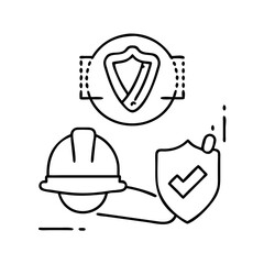 safety icon icon, safety icon vector illustration-simple illustration of safety icon, perfect for safety icon logos and icons