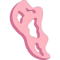 Abstract Smoke Shape