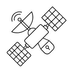 satellite icon, satellite vector illustration-simple illustration of satellite, perfect for satellite logos and icons