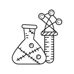 science icon, science vector illustration-simple illustration of science, perfect for science logos and icons
